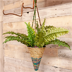 Artisan Conical Plant Basket Small